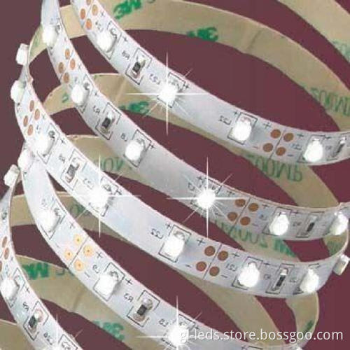 3528 LED Strip Light with 12V Input Voltage, Suitable for Window, Corridor, and Canopy Lighting